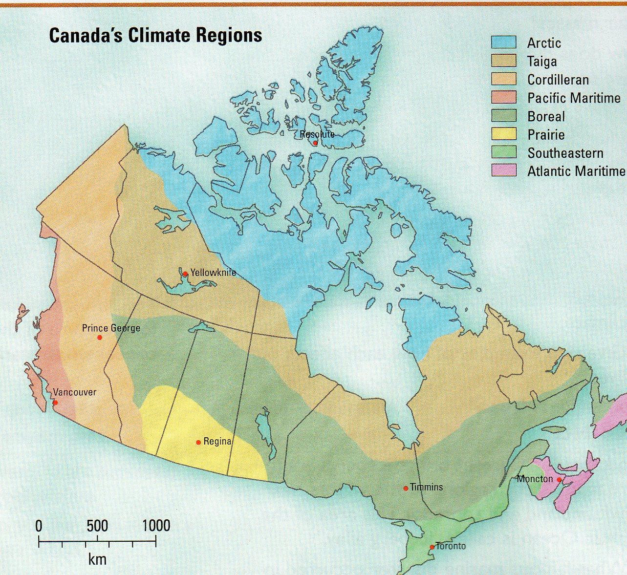 Environnement Canada Map Carte Du Canada Environnement Amerique Du Nord Amerique