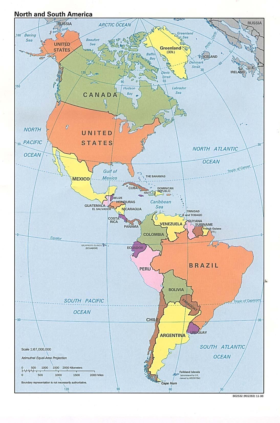 Canada carte des océans
