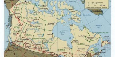 Trans Canada highway carte