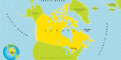 Les enfants de la carte du Canada