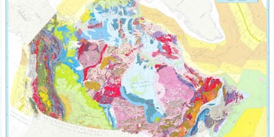 Carte géologique du Canada