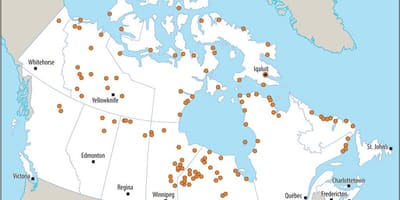 Canada aéroports internationaux à la carte